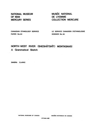 cover image of North-West River (Sheshatshit) Montagnais